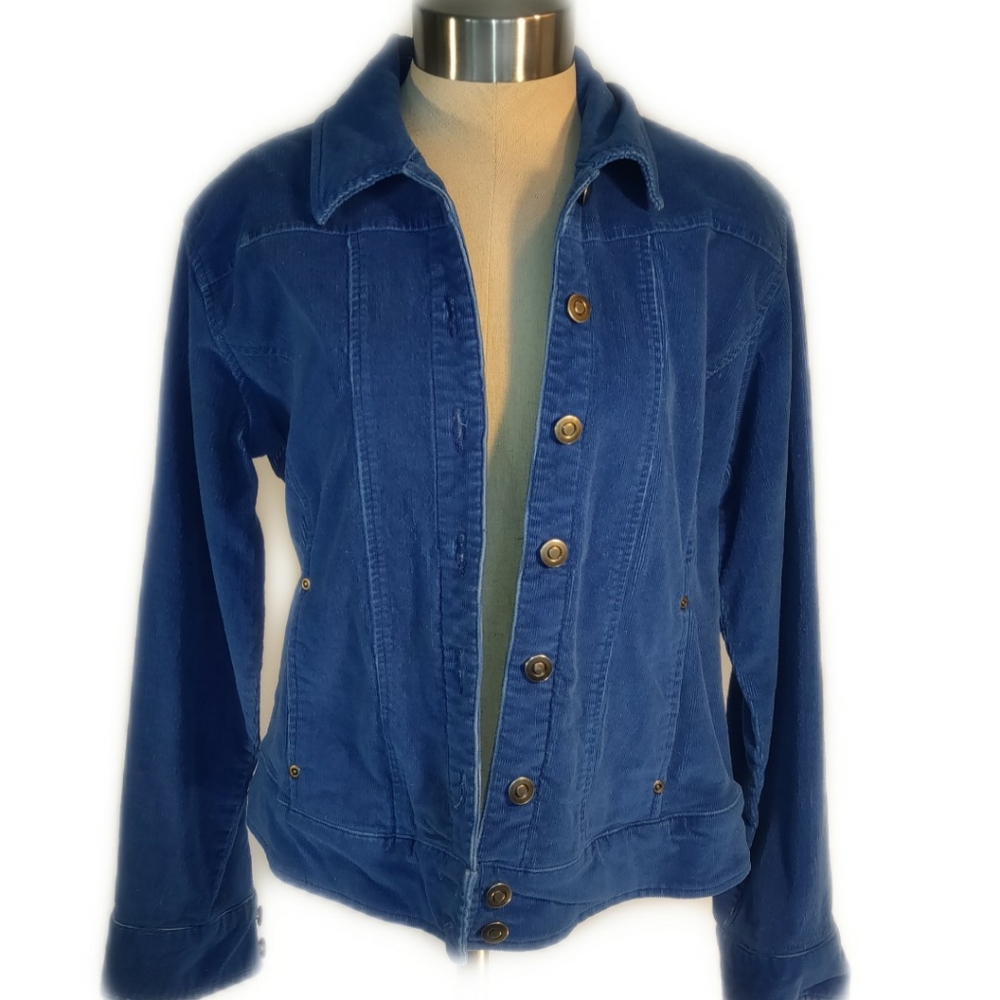 Vintage Blue Corduroy Jacket